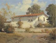 unknow artist Sherman Rose Adobe,monterey oil painting on canvas